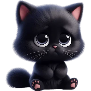 Sticker Пушистые тьмы @Nyasticks - 2