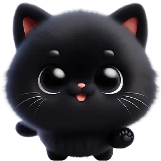 Sticker Пушистые тьмы @Nyasticks - 7