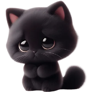 Sticker Пушистые тьмы @Nyasticks - 3