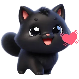 Sticker Пушистые тьмы @Nyasticks - 6