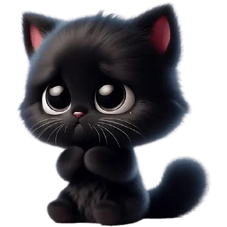 Sticker Пушистые тьмы @Nyasticks - 9