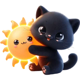 Sticker Пушистые тьмы @Nyasticks - 5