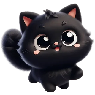 Sticker Пушистые тьмы @Nyasticks - 4