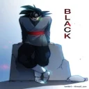 Sticker Black Goku - 11