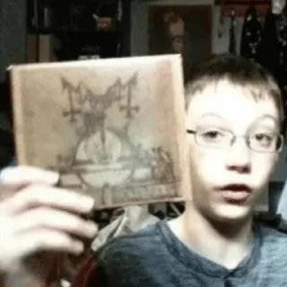 Стикер Блэкц метал @blackmetalistkriegg - 0