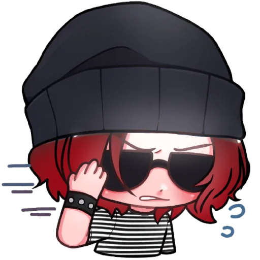 мультфильм солнечные очки аниме