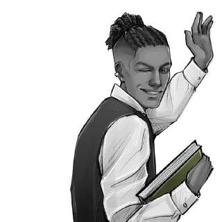 Стикер BLAISE от Raspberry Jellyfish - 11