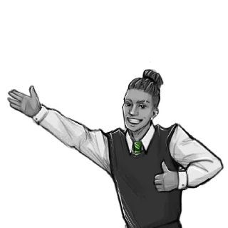 Стикер BLAISE от Raspberry Jellyfish - 2