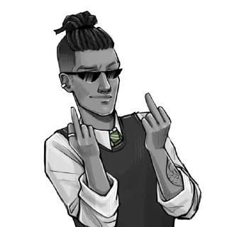 Стикер BLAISE от Raspberry Jellyfish - 9