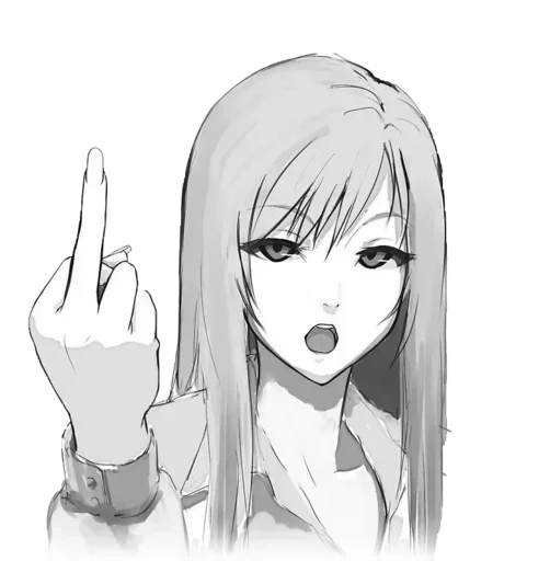 anime cartoon sketch