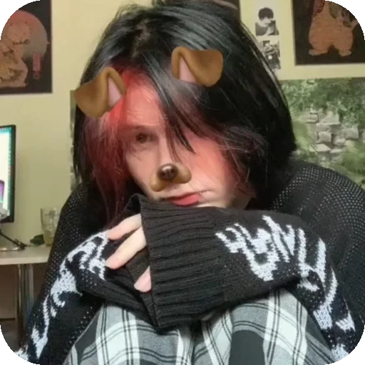 person indoor human face