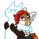 Sticker Blink-Red Panda - 4