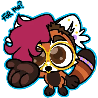 Sticker Blink-Red Panda - 1
