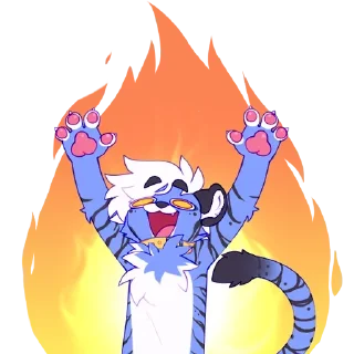 Стикер Bloo by JordanRacoon - 6