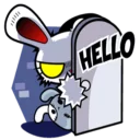 Sticker Bloody Bunny @Amirul_zaimi - 1