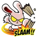 Sticker Bloody Bunny @Amirul_zaimi - 2