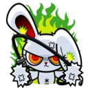 Sticker Bloody Bunny @Amirul_zaimi - 6