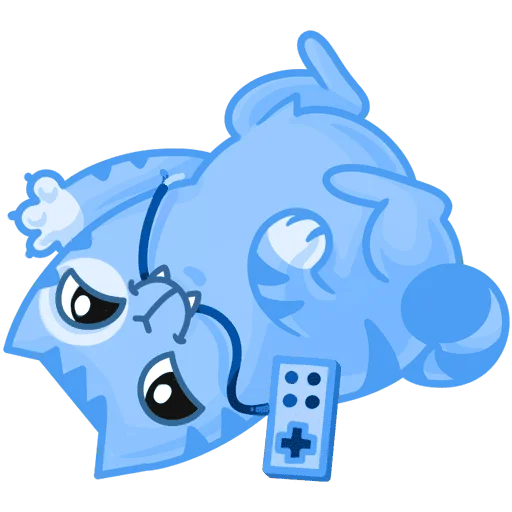 Sticker Синiй кiт - 6