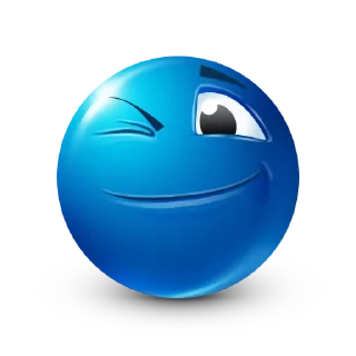 Стикер blue facebook emoji by @rekerrr21 - 8