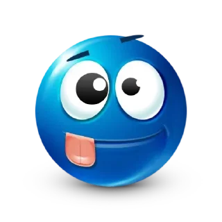 Стикер blue facebook emoji by @rekerrr21 - 9