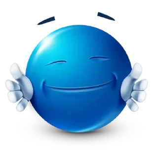 Стикер blue facebook emoji by @rekerrr21 - 4