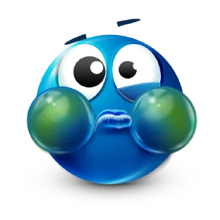 Стикер blue facebook emoji by @rekerrr21 - 2