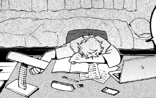 Стикер Сибуя синими красками - 5