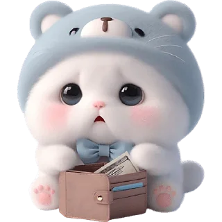 Стикер Синий мишка @Nyasticks - 9