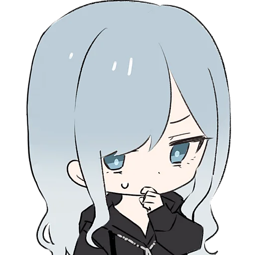 Sticker Blue_Grey_Girl_Nyasticks - 1