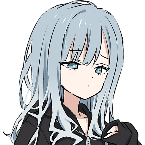 Стикер Blue_Grey_Girl_Nyasticks - 1