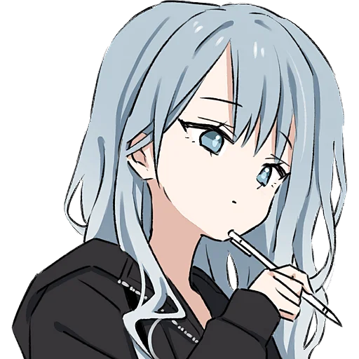 Sticker Blue_Grey_Girl_Nyasticks - 1