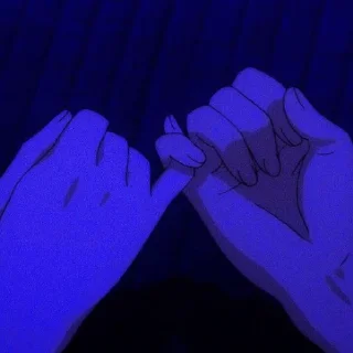 Стикер Синие стикеры - 3