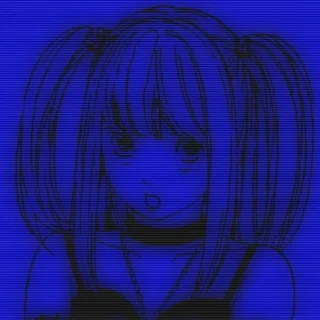 Стикер Синие стикеры - 9