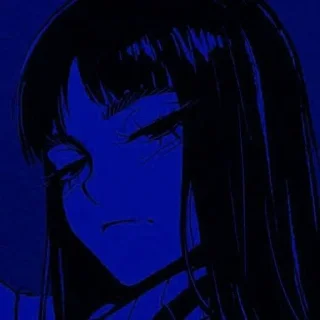 Стикер Синие стикеры - 7