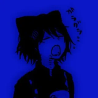 Стикер Синие стикеры - 0