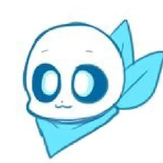 Sticker 𝙱𝚕𝚞𝚎𝙱𝚎𝚛𝚛𝚢 𝚋𝚢 : @stickers_undertale - 5