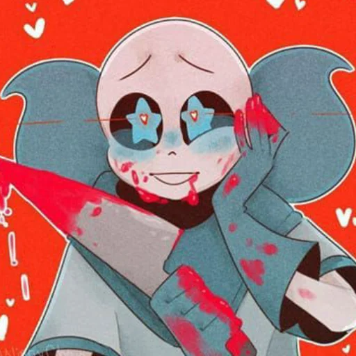 Yandere Blueberry by : @stickers_undertale - 
