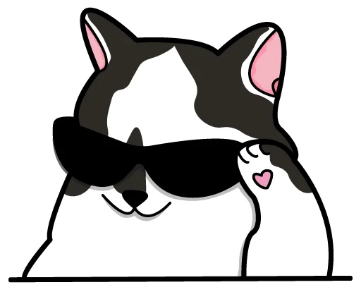 Стикер Bo-Bo Cat - 3