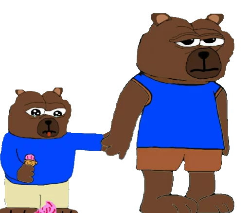 Стикер ?️o?️o the Bear [@nazbolnow] - 8