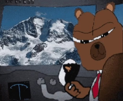 Стикер ?️o?️o the Bear [@nazbolnow] - 6