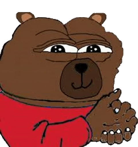 Стикер ?️o?️o the Bear [@nazbolnow] - 5