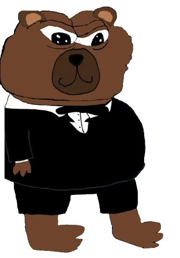 Стикер ?️o?️o the Bear [@nazbolnow] - 2