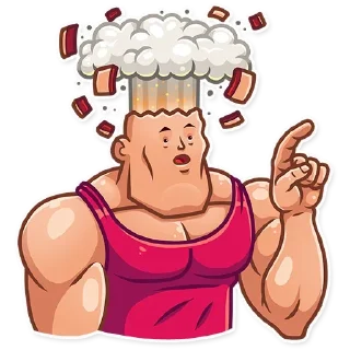 Стикер @BodybuildBot - 6