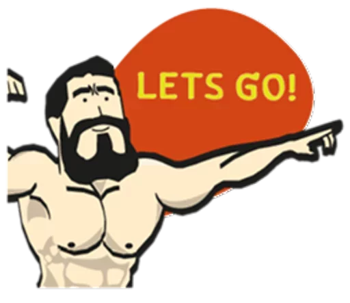 Стикер Bodybuilder_ppcvulkanu - 1