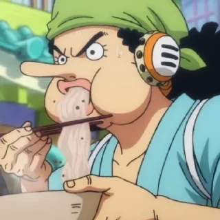 Стикер Бог усопп сама - 2