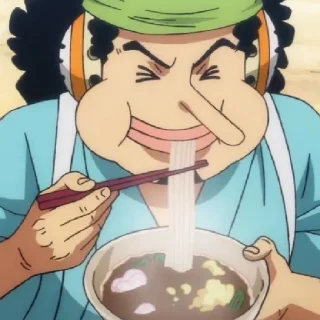 Стикер Бог усопп сама - 9