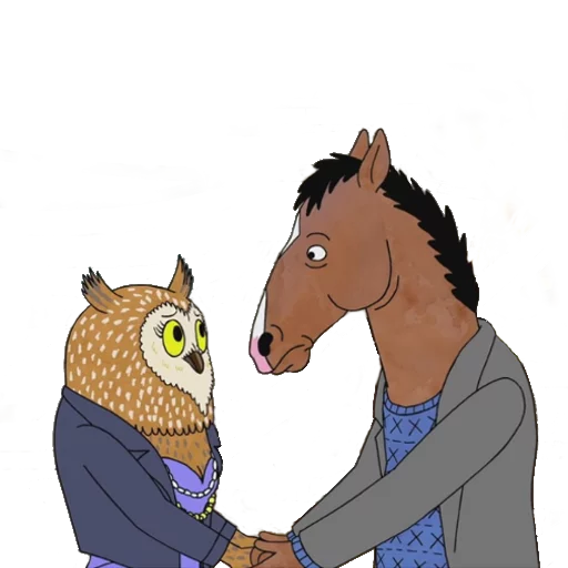 horse cartoon animal