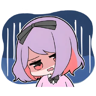 Стикер Больная парочка @Nyasticks - 11