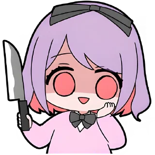 Стикер Больная парочка @Nyasticks - 2