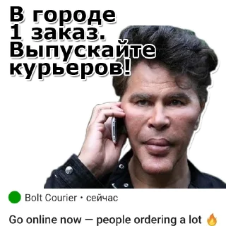 Стикер Bolt Courier (Rus) - 1